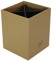 Oxford Stifteköcher "Savana", aus Karton, natur