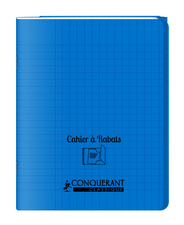 CONQUERANT CLASSIQUE Cahier à rabat 170 x 220 mm, bleu