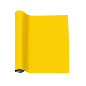 plottiX SpeedFlex Aufbügelfolie mittelgelb Flex-Folie 32,0 x 50,0 cm,  1 Rolle