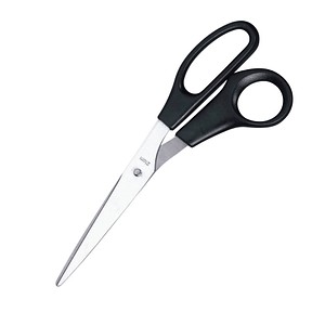 WEDO Edelstahl-Univeralschere, spitz, Länge: 210 mm, schwarz