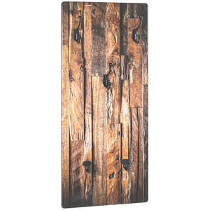 HAKU Möbel Wandgarderobe 17895 Motiv Holz 5 Haken 30,0 x 70,0 cm