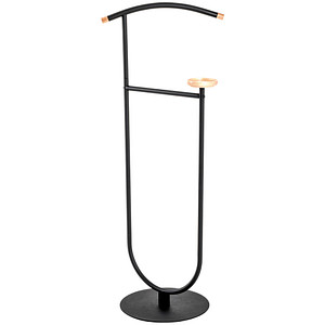 HAKU Möbel Herrendiener 21554 schwarz Metall 47,0 x 115,0 cm HAKU Möbel Herrendiener 21554 schwarz Metall 47,0 x 115,0 cm