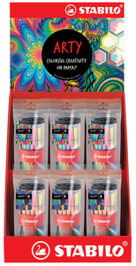 STABILO point 88 / Pen 68 Rollerset ARTY, 12er Display