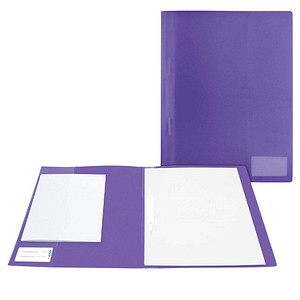 HERMA Schnellhefter A4 violett     transluzent PP       3St.