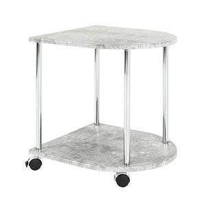 HAKU Möbel Beistelltisch Holz Betonoptik 42,0 x 40,0 x 45,0 cm