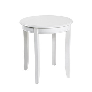HAKU Möbel Beistelltisch Holz weiß 48,0 x 48,0 x 51,0 cm