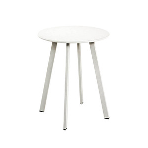 HAKU Möbel Beistelltisch Metall weiß 42,0 x 42,0 x 49,0 cm