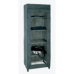 HAKU Möbel Regalschrank 44741 anthrazit 4 Fachböden 60,0 x 50,0 x 173,0 cm