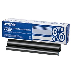 BROTHER Thermofarbband schwarz 2x144S Fax-T72/74/76/T78