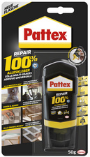 Pattex Alleskleber 100% Repair, 50 g Tube, auf Blisterkarte