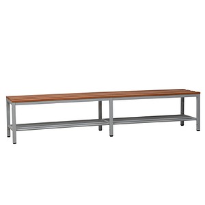 Gürkan Schuhbank 107232 grau, buche Holz 200,0 cm