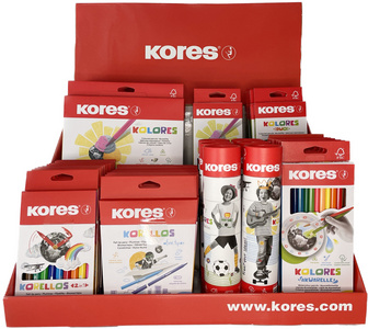 Kores Thekendisplay Collage-Serie I, Karton-Display