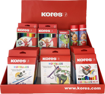 Kores Thekendisplay Collage-Serie II, Karton-Display