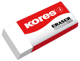 Kores Kunststoff-Radierer "KE20", (B)60 x (T)21 x (H)10 mm