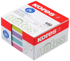 Kores Recycling Haftnotiz-Würfel "Recycled Pastel Notes
