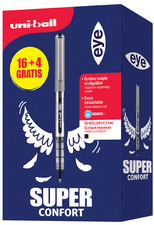 uni-ball Tintenroller eye fine UB-157, VALUE PACK, schwarz