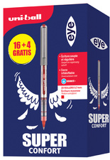 uni-ball Tintenroller eye fine UB-157, VALUE PACK, rot