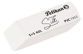 Pelikan Kunststoff-Radierer S+S 40L, weiß