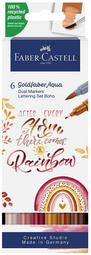 FABER-CASTELL Aquarellmarker GOLDFABER, 6er Etui BoHo