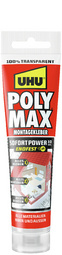 UHU Montagekleber POLYMAX SOFORT POWER ENDFEST TRANSPARENT UHU Montagekleber POLYMAX SOFORT POWER ENDFEST TRANSPARENT