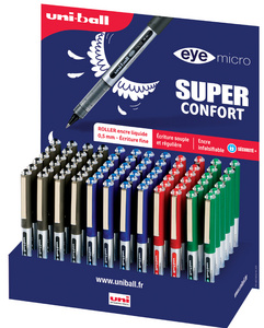 uni-ball Tintenroller eye micro UB-150, 72er Display
