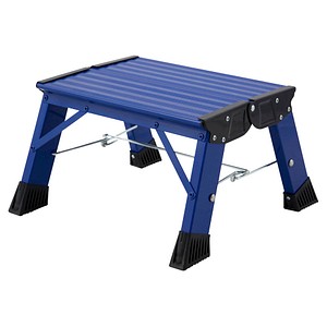 KRAUSE Klapptritt MONTO Treppy Plusline blau 1 Stufe, H: 38,0 cm