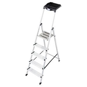 KRAUSE SECURY Alu-Leiter 5 Stufen 126535 126535