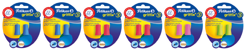 Pelikan Ersatzkappe für Tintenschreiber griffix, sortiert