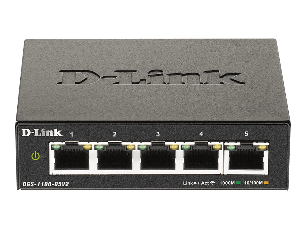 D-LINK 5-Port Layer2 Gigabit Smart Switch, 5x 10/100/1000Mbit/s TP (RJ-45) Port