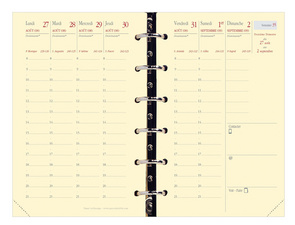 QUO VADIS Nachfüllung für Terminplaner 2024/2025, Timer 14
