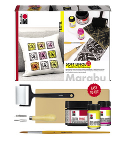 Marabu Textil Transfer Set "Soft Linol Print & Colouring
