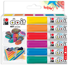 Marabu Acrylmarker DO IT Craftmarker, 6er Set