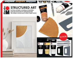 Marabu Acrylpasten-Set STRUCTURED ART