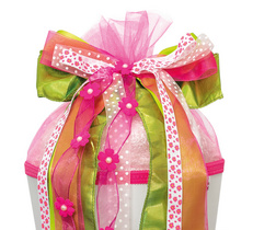 ROTH Schultütenschleife "Fairy", rosa/grün/weiß