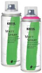 KREUL Sprühfarbe MATT SPRAY, gelb, 200 ml