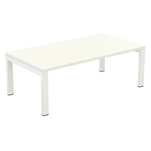 PAPERFLOW Beistelltisch easyDesk, rechteckig, weiß / weiß