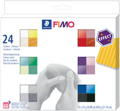 FIMO EFFECT Modelliermasse-Set, 24er Set