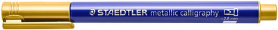 STAEDTLER Permanent-Marker metallic calligraphy, gold