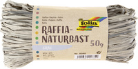 folia Raffia-Naturbast, 50 g, grau