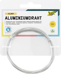 folia Aluminium-Basteldraht, 1 mm x 5 m, silber