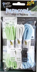 folia Paracord-Set "GLOW IN THE DARK", farbig sortiert