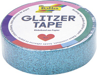 folia Deko-Klebeband Glitzer-Tape, 15 mm x 5 m, türkis