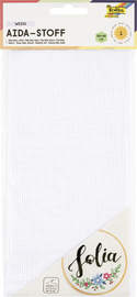 folia Aida-Stoff, 500 x 490 mm, weiß