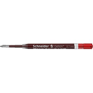 10 Schneider Gelion+ Gelschreiberminen rot