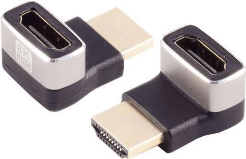 S-CONN 10-01051 Kabeladapter HDMI-A Schwarz - Silber (10-01051)