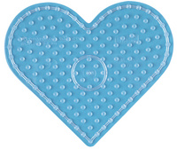 Hama Stiftplatte "Herz", transparent