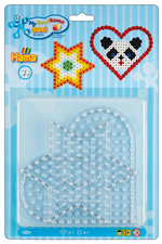 Hama Stiftplatten "Herz, Stern", im Blister