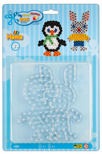 Hama Stiftplatten "Pinguin, Kaninchen", im Blister