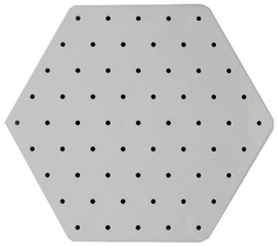 Hama Maxi Stick Lochplatte "Sechseck", 140 x 160 mm