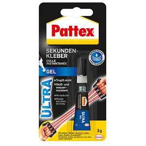 Pattex Sekundenkleber Ultra Gel, 3 g Tube